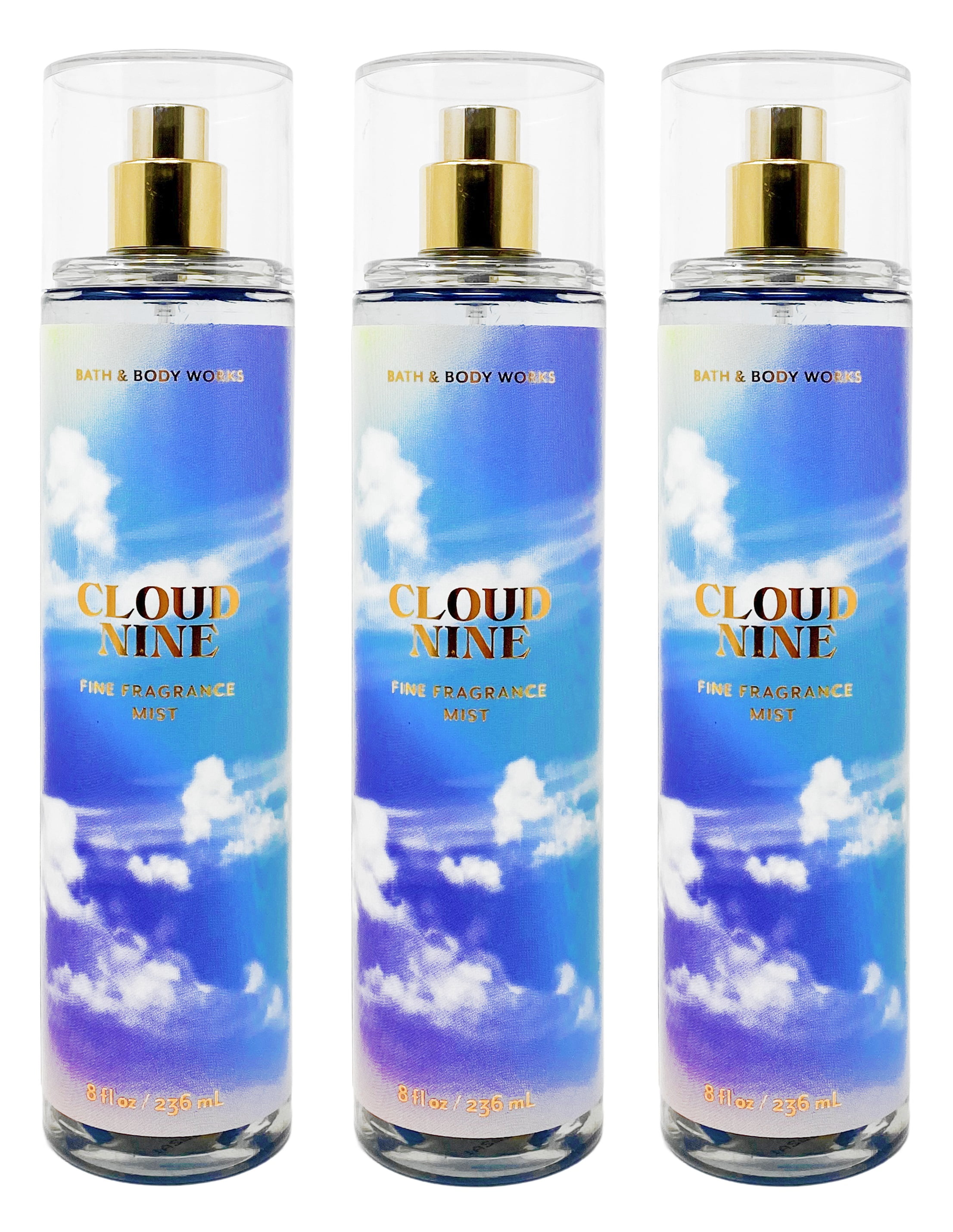 Bath & Body Works Cloud Nine - 3 Pack Of Fine Fragrance Mist