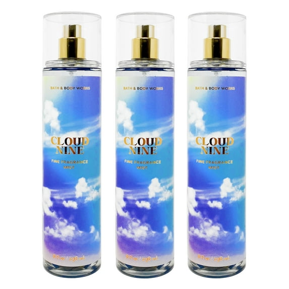 Bath & Body Works Cloud Nine - 3 Pack Of Fine Fragrance Mist