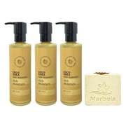Bath & Body Works Coco Shea Honey Fragranced 3 Pack Body Lotion Bundle with a Creamy Rose Bar Soap - Full Size