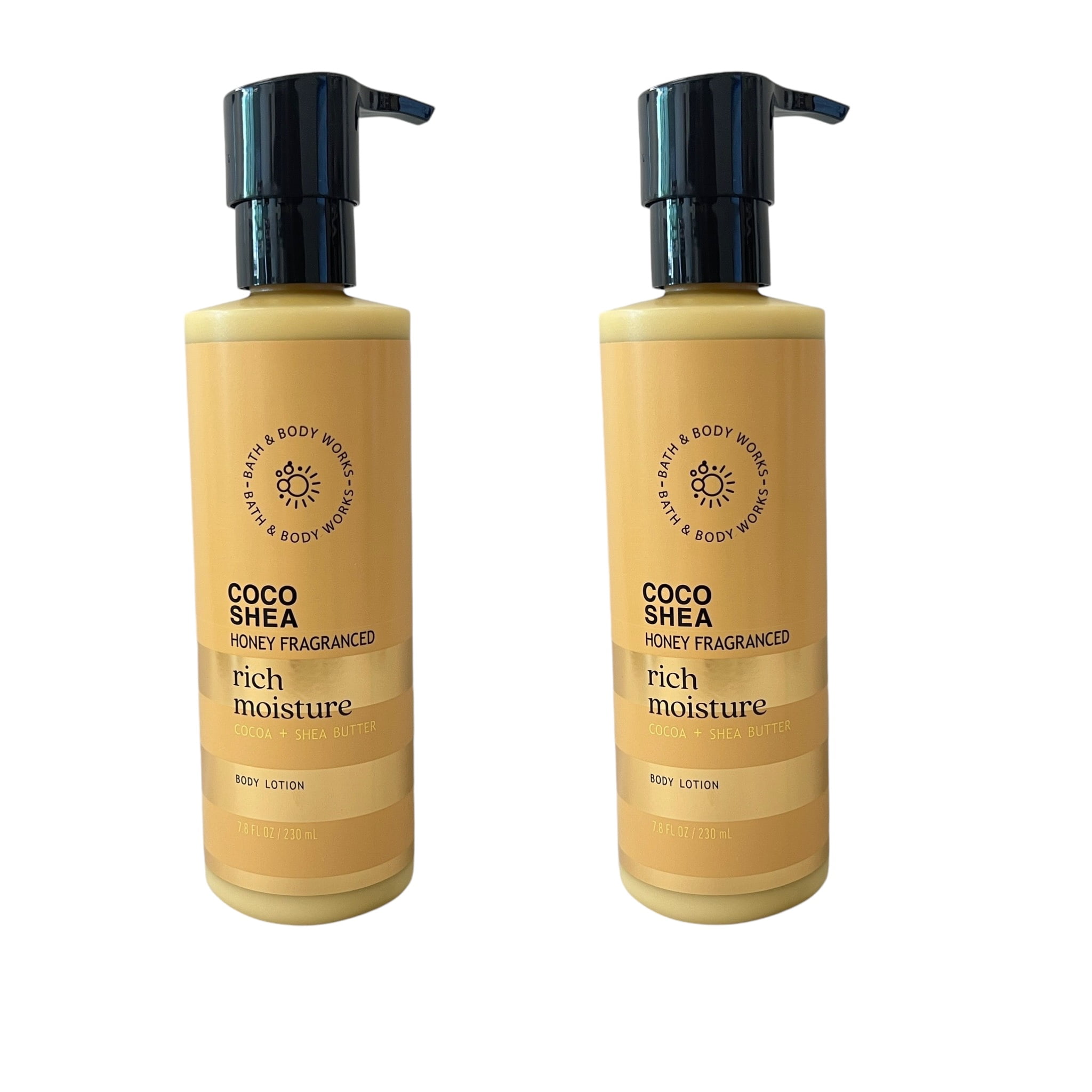 Bath & Body Works Coco Shea Honey Fragranced Rich Moisture Body Lotion 7.8 fl oz 2 Pack