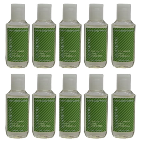 Bath & Body Works Coconut Lime Verbena Shampoo Lot of 10. Total of 7.5oz