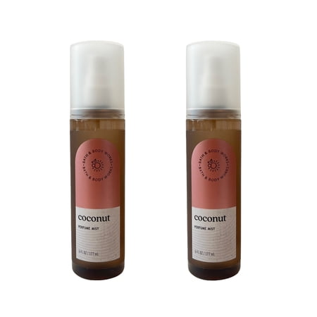 Bath & Body Works Coconut Perfume Mist 6 fl oz 2 Pack