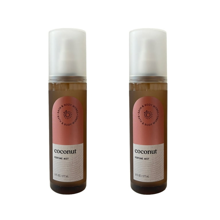 Bath & Body Works Coconut Perfume Mist 6 fl oz 2 Pack