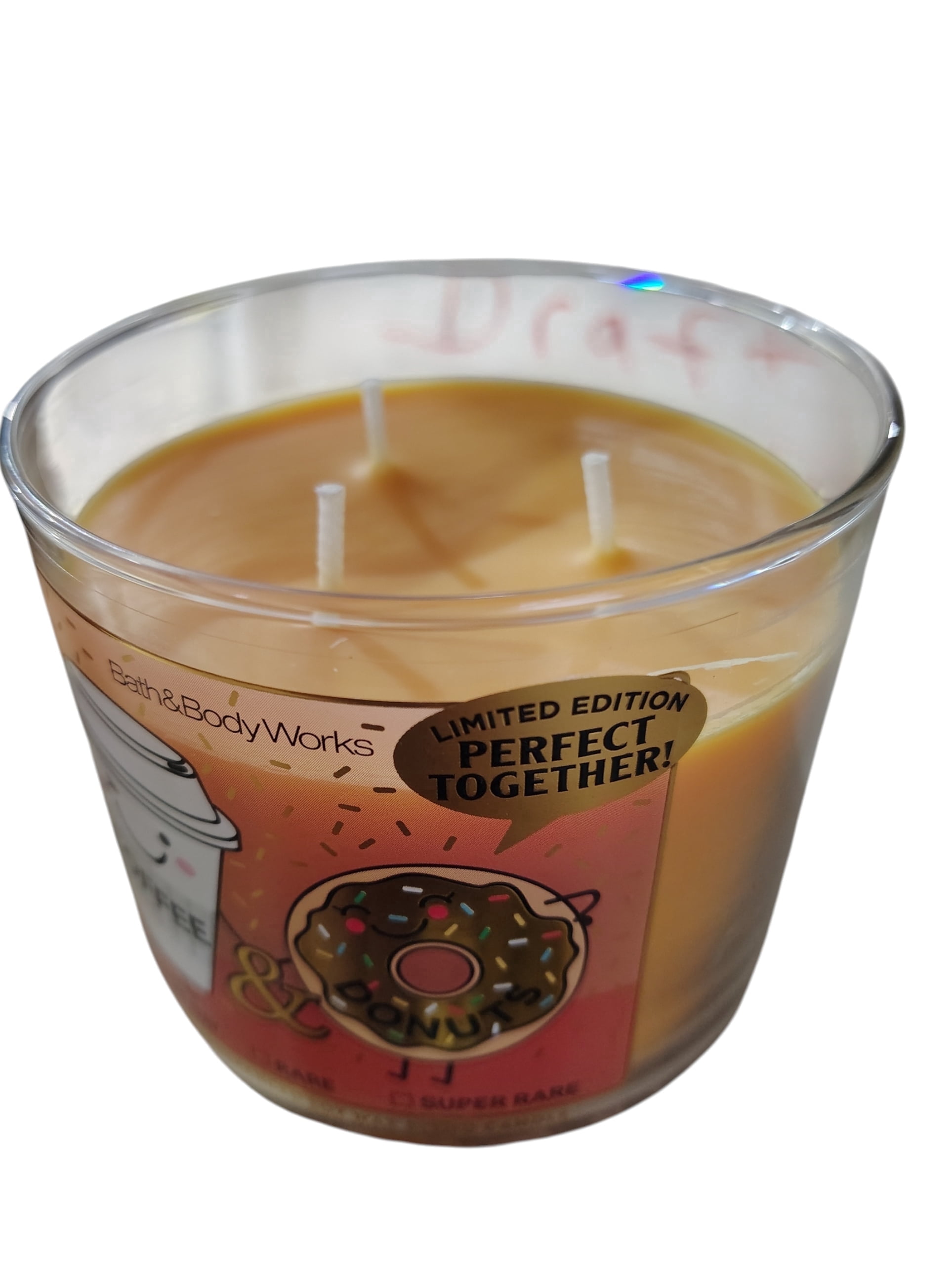 Bath & Body Works Coffee & Donuts 3 Wick Scented Candle