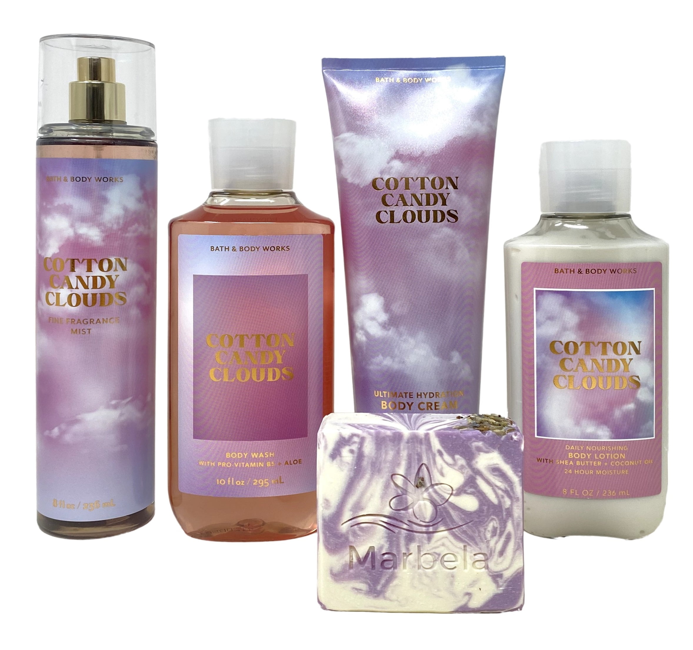 Bath & Body Works Cotton Candy Clouds Deluxe Gift Set - Mist