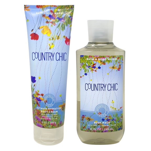 Bath & Body Works Country Chic - Ultimate Hydration Body Cream and Body Wash