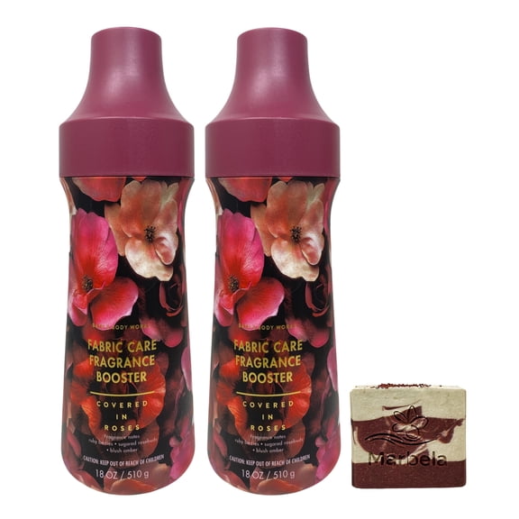Bath & Body Works Covered In Roses 2 Fragrance Boosters with a Cherry On Top Soap