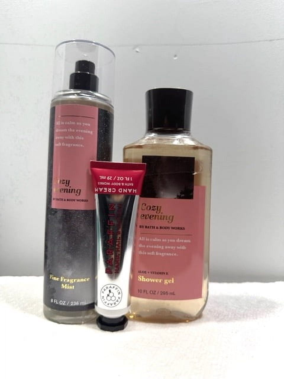 Bath & Body Works Cozy Evening 3 Piece Gift Set (Fine Fragrance