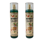 Bath & Body Works Cozy Vanilla Bourbon Fragrance Mist 8 fl oz 2 Pack