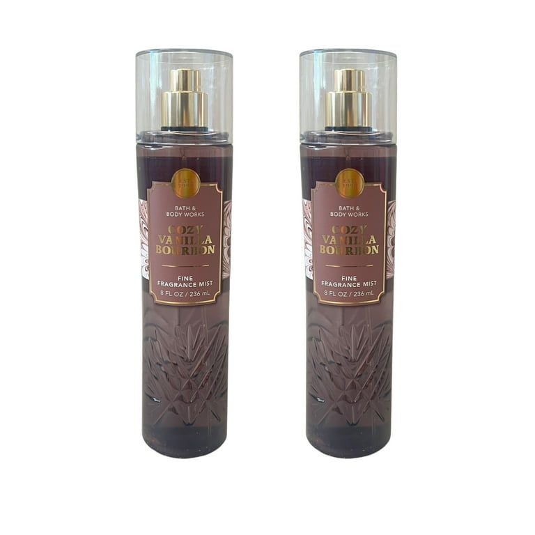 Bath & Body Works Cozy Vanilla Bourbon Mist 2 Pack - Walmart.com