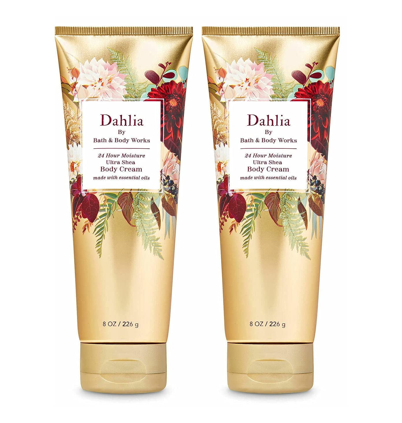 Bath & Body Works Dahlia Body Cream Set of Two, Moisturizing with