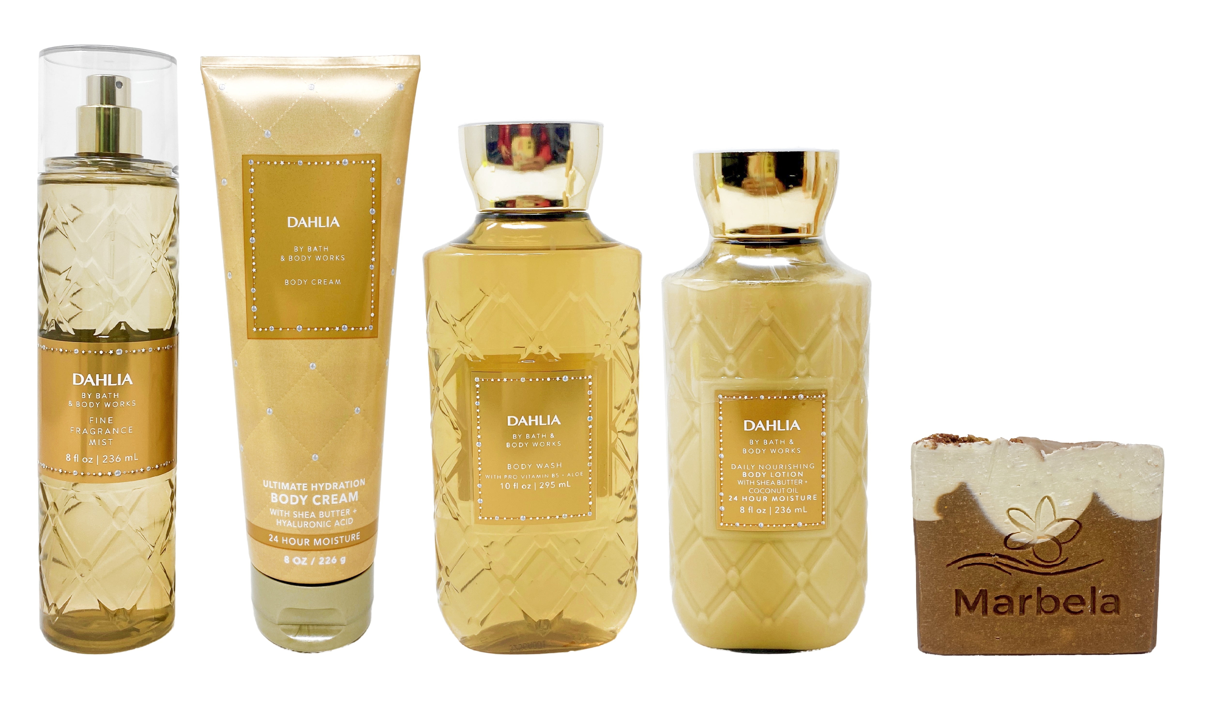 Bath & Body Works Dahlia - Deluxe Gift Set - Fine Fragrance Mist
