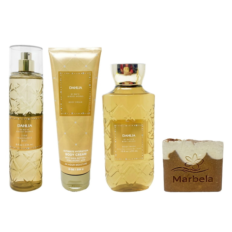 Bath & Body Works Dahlia - Trio Gift Set - Fine Fragrance