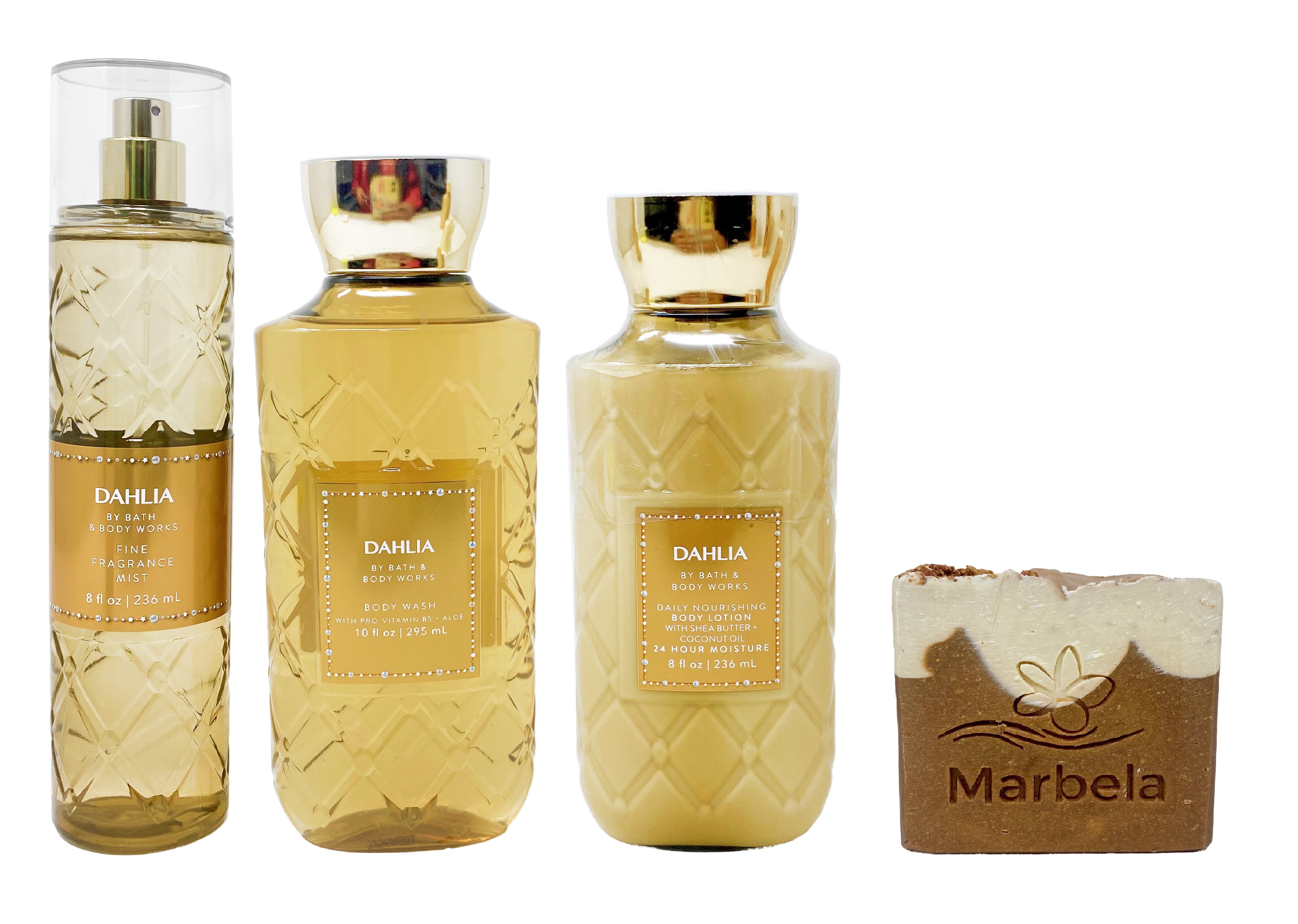 Bath & Body Works Dahlia - Trio Gift Set - Fine Fragrance