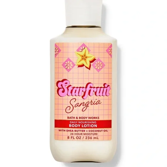 Bath & Body Works Daily Nourishing Body Lotion Starfruit Sangria 8oz