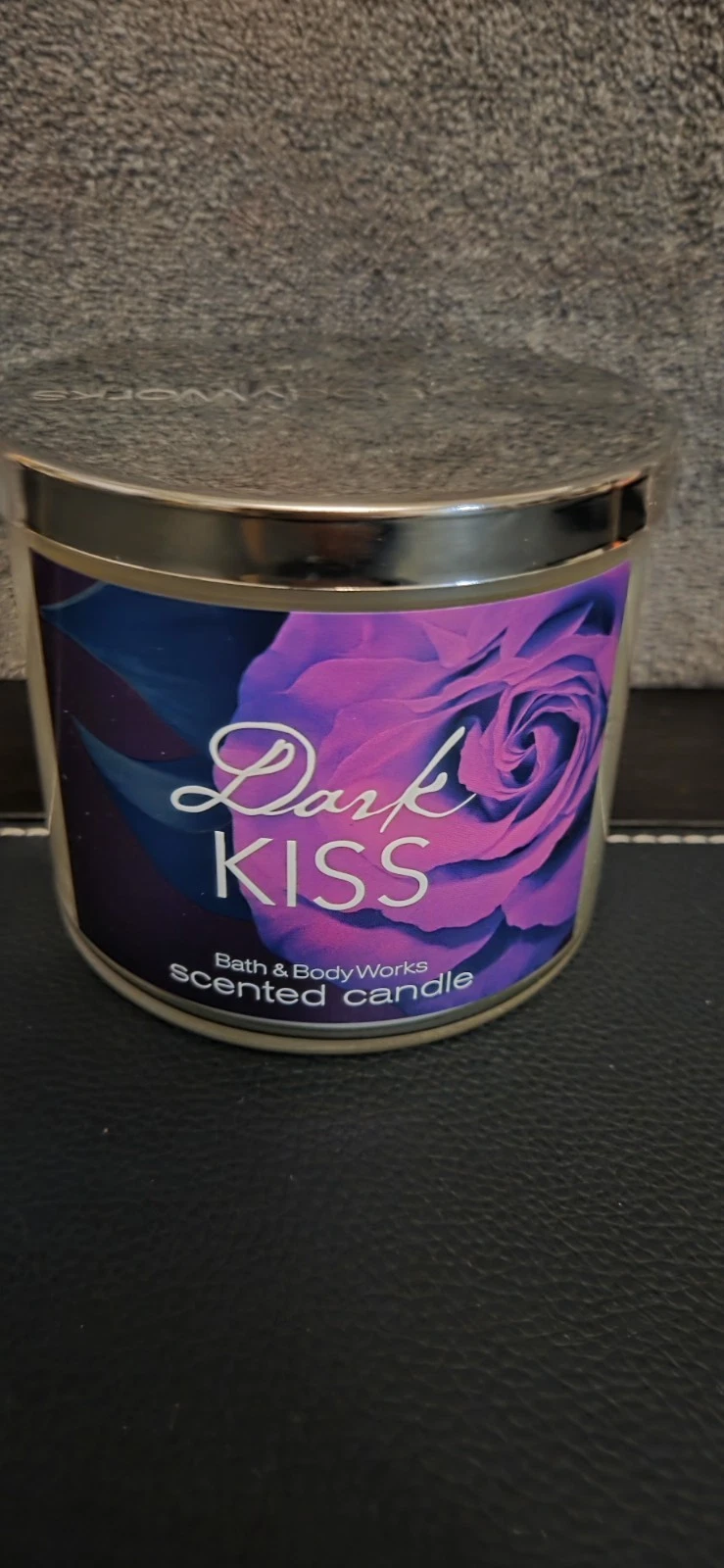 Bath & Body Works Dark Kiss Scented Candle The World's Best 3 Wick Candle