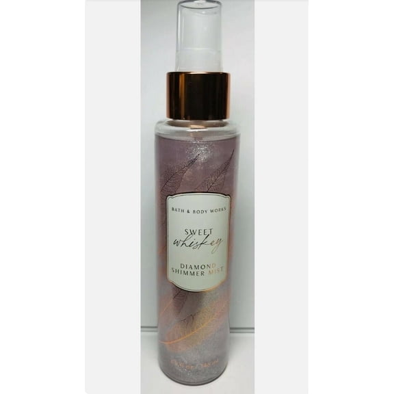 Bath & Body Works Diamond Shimmer Mist SWEET WHISKEY The fragrance notes include golden amber, vanilla-infused whiskey, and sweet red berries.