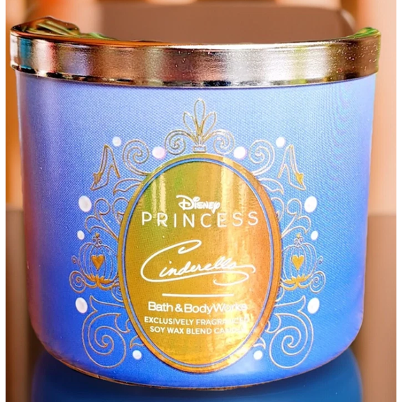 Bath & Body Works Disney Princess Collections Cinderella 3-wick Scented Candle 14.5 oz