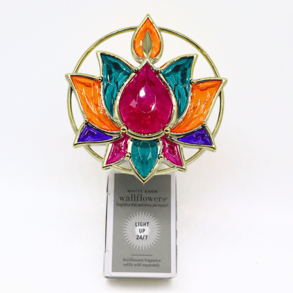 Bath & Body Works Diwali Lotus Flower Nightlight Wallflowers Fragrance Plug