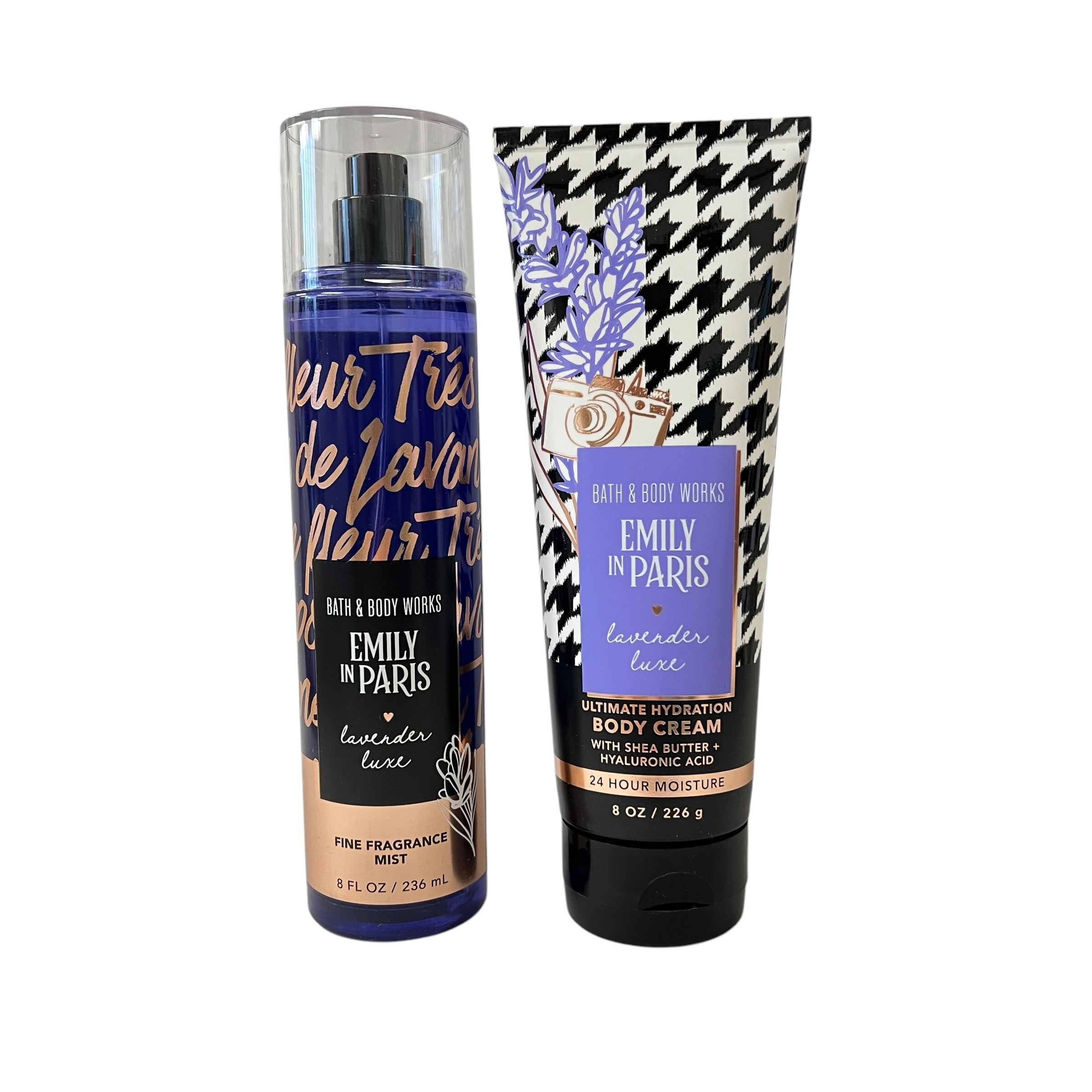 バスアンドボディーワークス　ボディークリーム　エミリーインパリス Bath & Body Works Emily In Paris Lavender Luxe Mist & Body