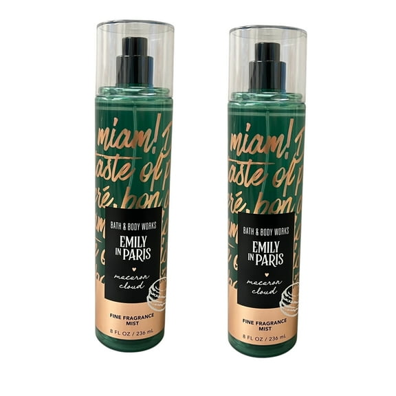 Bath & Body Works Emily In Paris Macaron Cloud Fragrance Mist 8 fl oz 2 Pack