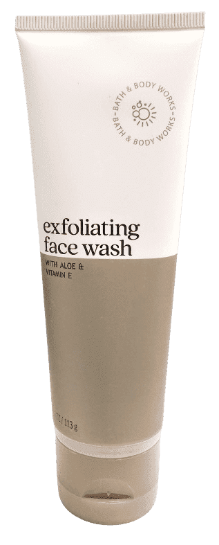 Bath & Body Works Exfoliating Face Wash with Aloe & Vitamin E (4 oz)