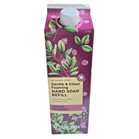 Bath & Body Works FROSTED CRANBERRY Foaming Hand Soap REFILL 32 oz