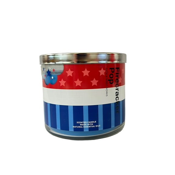 Bath & Body Works Firecracker Pop 3 Wick Scented Candle