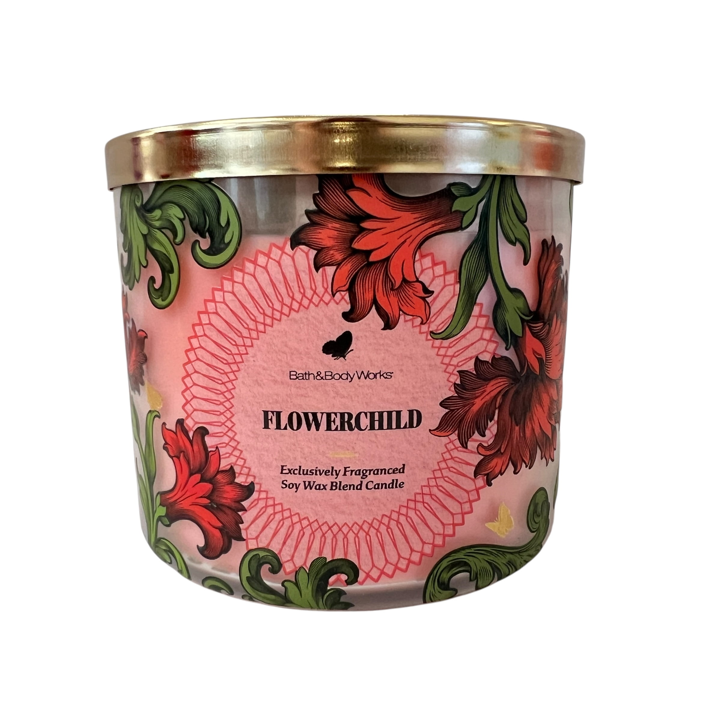 Bath & Body Works Flowerchild Scented 3 Wick Candle 14.5 oz