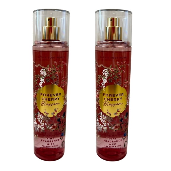 Bath & Body Works Forever Cherry Blossom Mist 8 fl oz 2 Pack