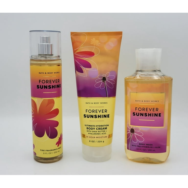 Bath & Body Works Forever Sunshine Bundle of 3 pcs Fragrance
