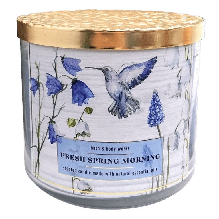 Bath Body Works Fresh Spring Morning 3-Wick Scented Candle