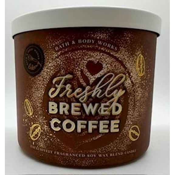 Bath & Body Works Freshly Brewed Coffee 3-Wick Candle