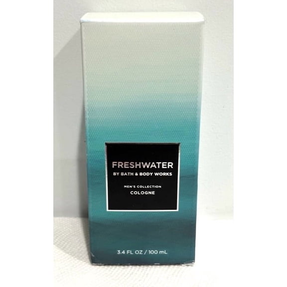 Bath & Body Works Freshwater Cologne Men's Collection, 3.4 fl oz/100 ml