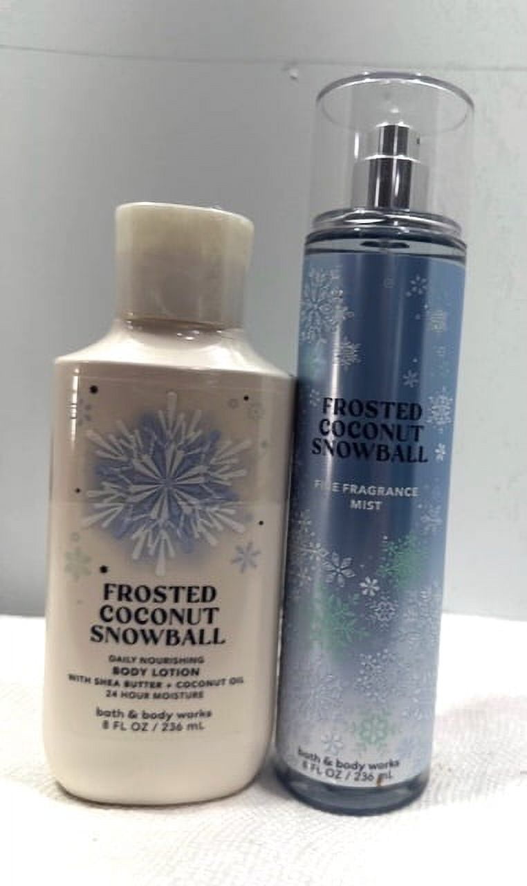 Bath & Body Works Frosted Coconut Snowball Duo Set (Body Lotion 8 fl oz ...