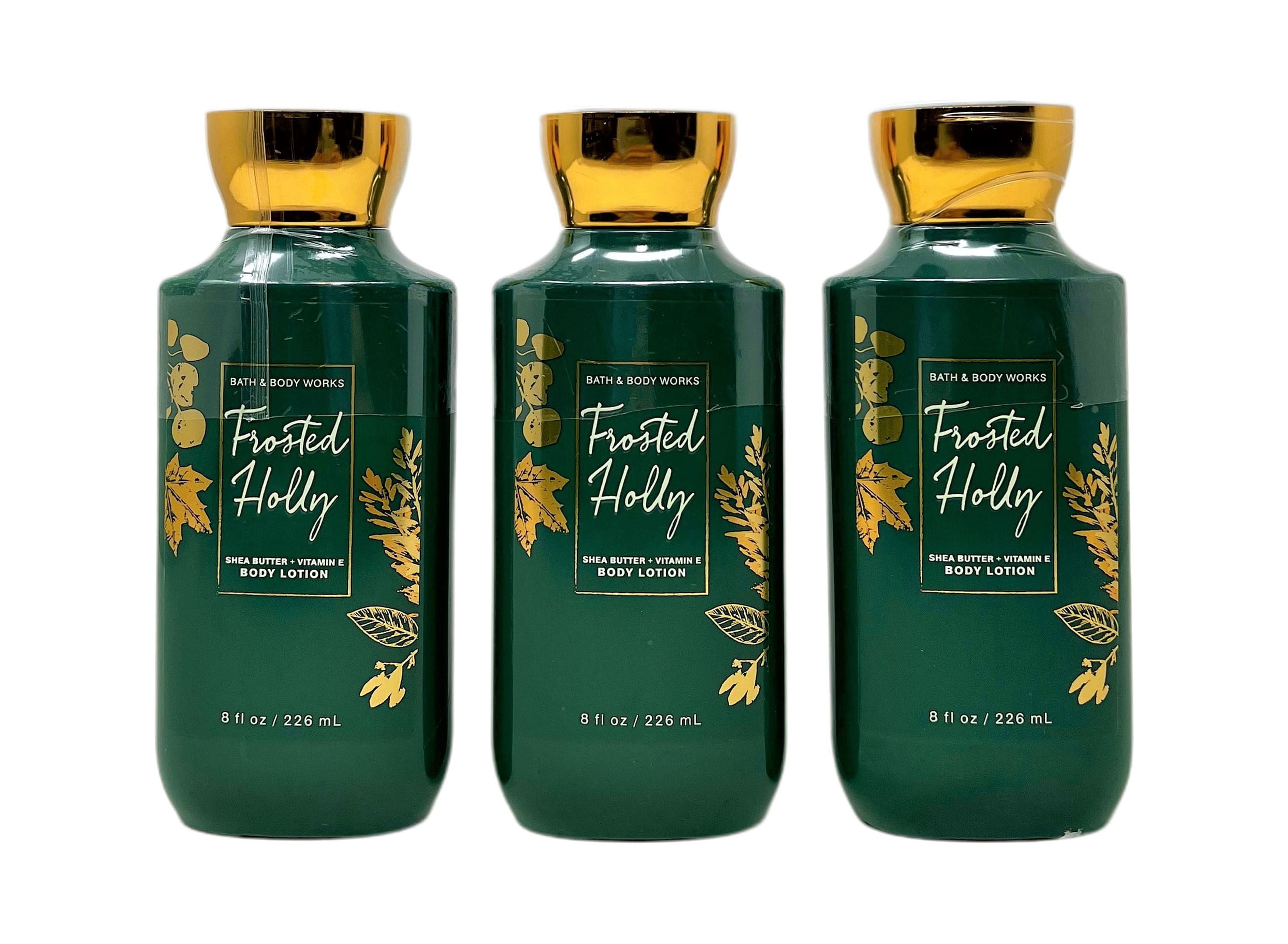 Bath & Body Works Frosted Holly Value Pack - Lot of 3 Body Lotions - Full Size
