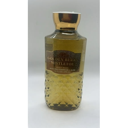 Bath & Body Works GOLDEN BERRY MISTLETOE Shower Gel 10 fl oz