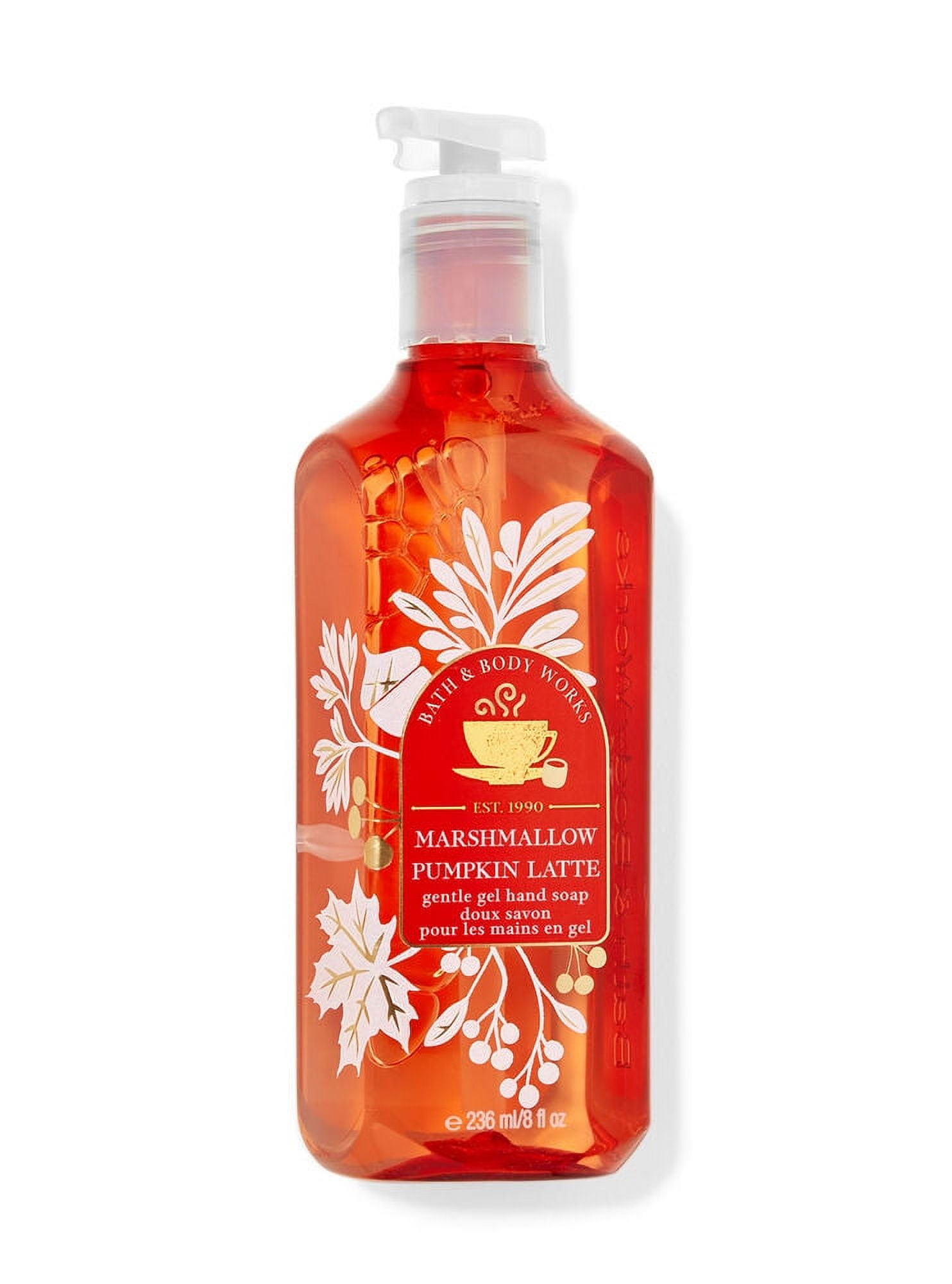 Bath & Body Works Gentle Gel Hand Soap MARSHMALLOW PUMPKIN LATTE What it smells like a frothy