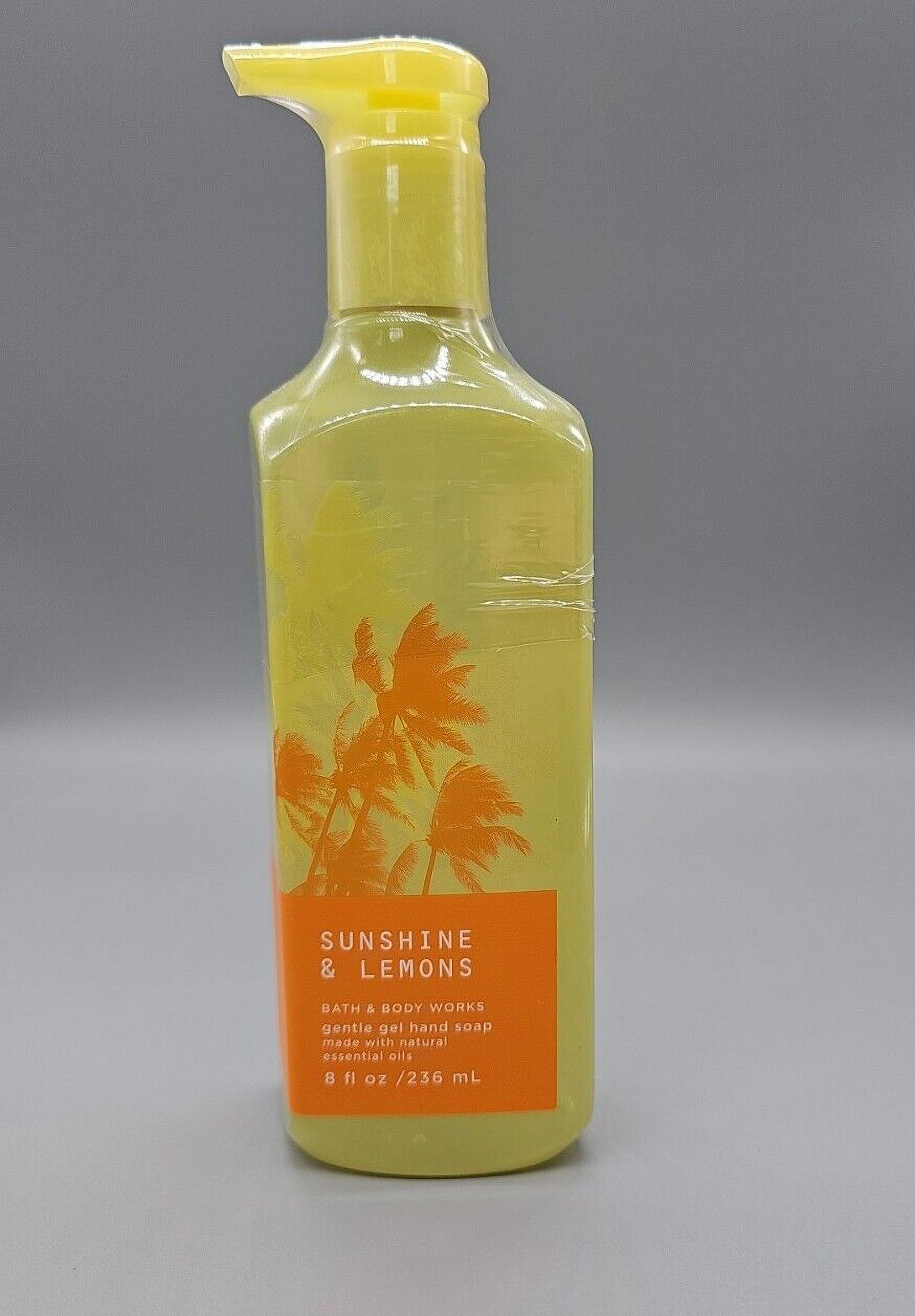 Bath & Body Works Gentle Gel Hand Soap SUNSHINE & LEMONS What it smells