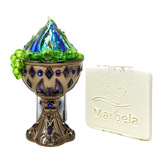 Bath & Body Works Ghostly Goblet Projector Wallflowers Fragrance Plug with a Marbela Natural Oats Sample Soap