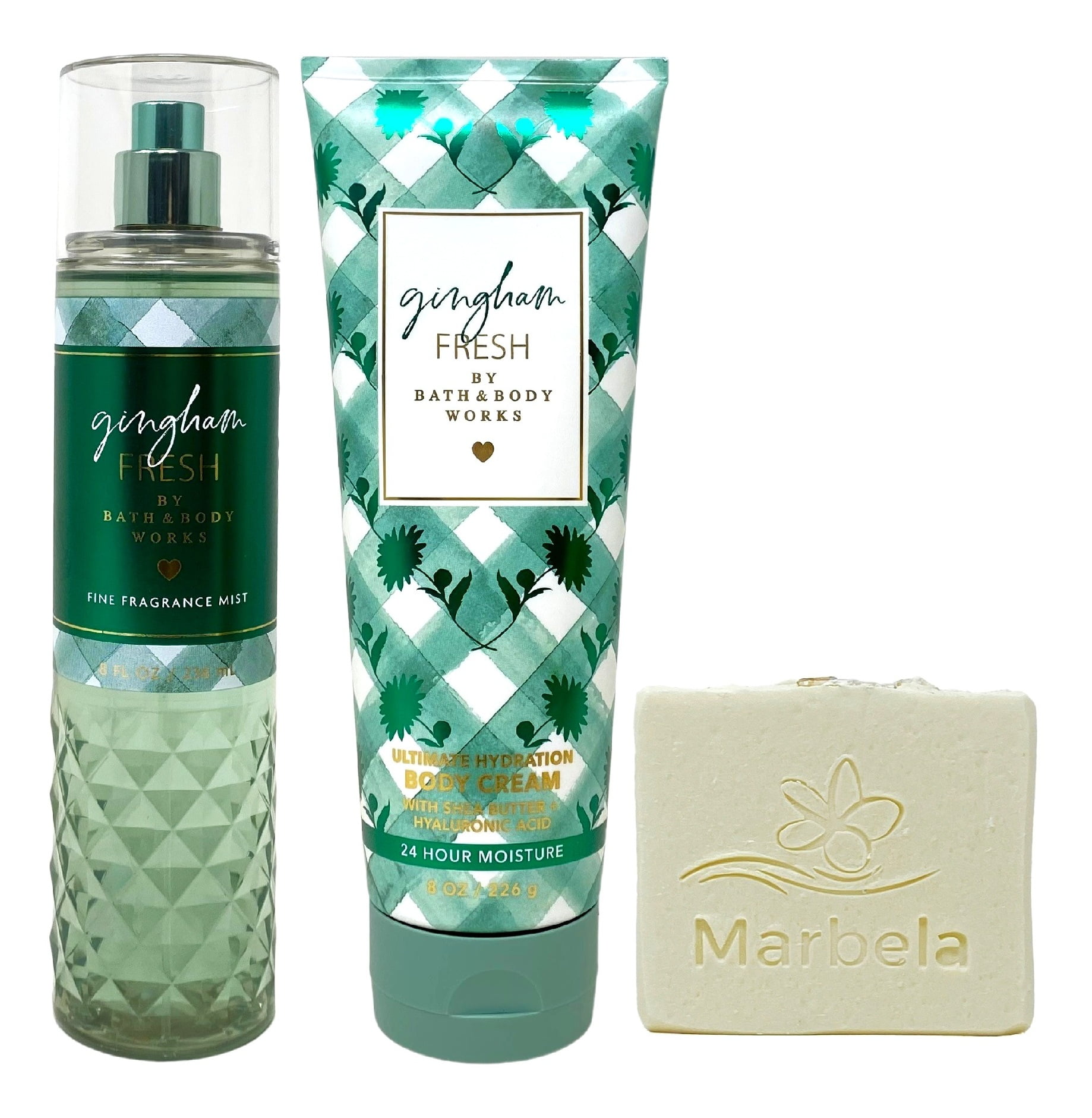 専用 Bath & Body Works Mist, Cream, Soap Bath & Body Works Gingham Fresh Body Cream and Fragrance Mist Duo