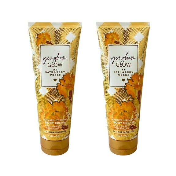 Bath & Body Works Gingham Glow Body Cream 2 Pack