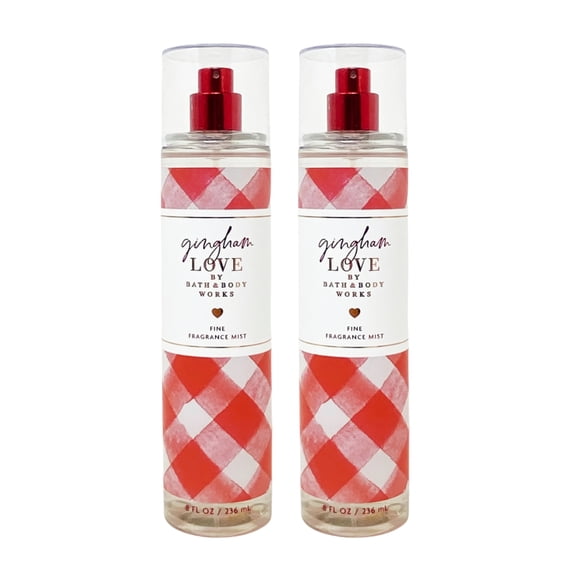 Bath & Body Works Gingham Love - 2 Fine Fragrance Mists (8 fl oz / 236 mL Each)