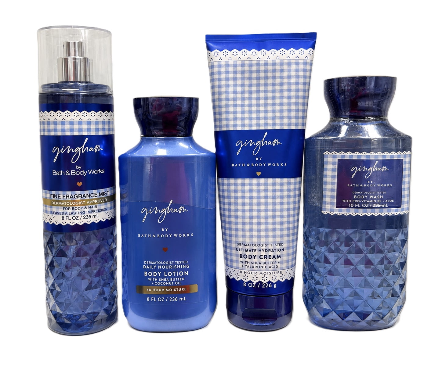 Bath Body Works Gingham Personal Care Collection