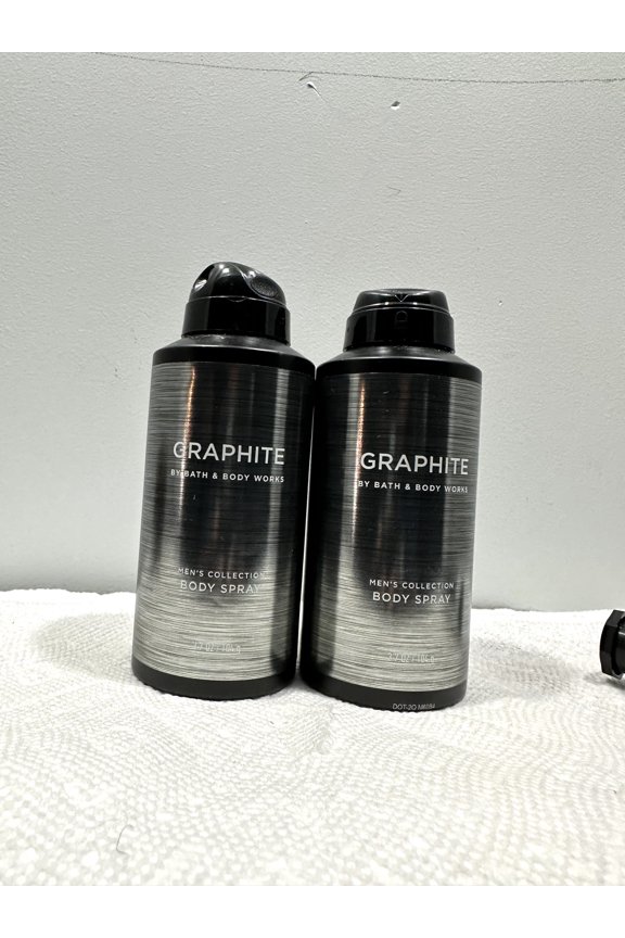 Graphite Men's Collection Body Spray 3.7 oz Lot of 2