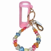Hand Sanitizer Spray Holder Pink Wristlet
