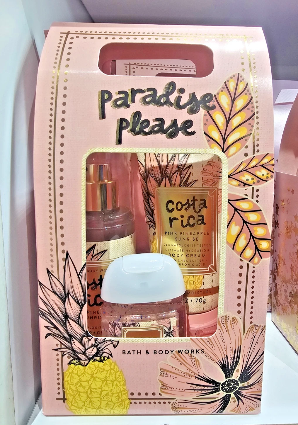 【新品未使用】Bath & Body Works モアナ5点セット Bath & Body Works Hello Paradise Gift set Pink Pineapple Sunrise