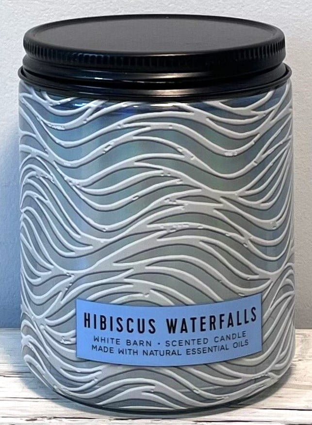 Bath & Body Works Hibiscus Waterfalls One Wick Candle