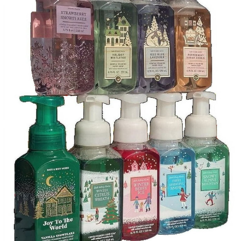 Bath & Body Works Holiday Scented Hand Soap Set, 3-Pack, 8.75 oz