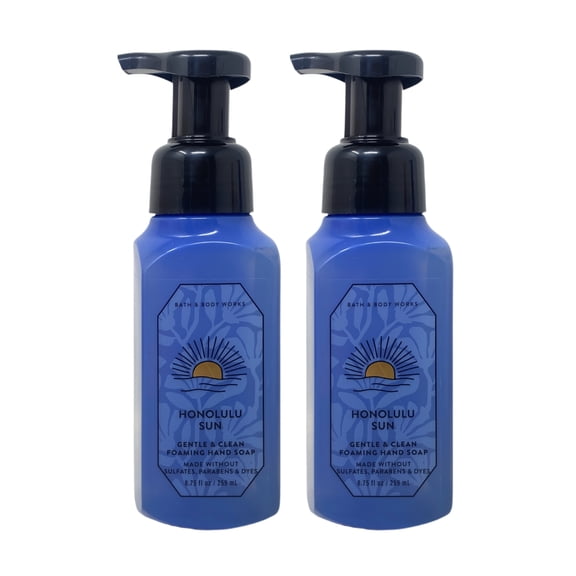 Bath & Body Works Honolulu Sun - 2 Gentle & Clean Foaming Hand Soaps (8.75 fl oz / 259 ml Each)
